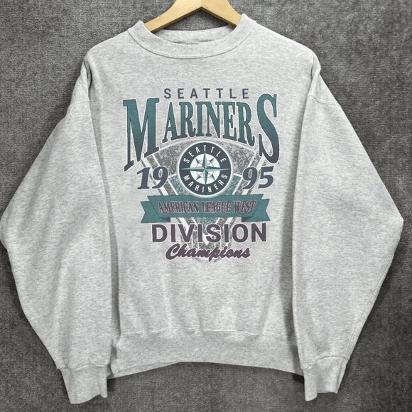 Vintage Seattle Mariners Baseball Champions Sweatshirt, Retro MLB Shirt Tee - Picture 1 of 2